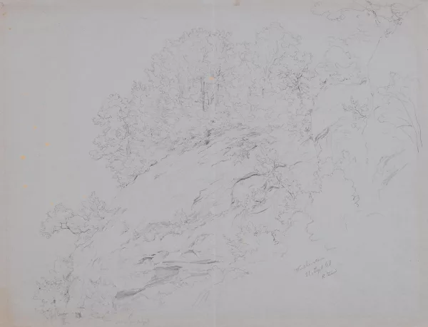 Robert Zünd — Werthenstein (Landschaftsstudie)