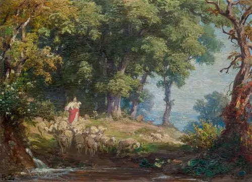 ZÜND, ROBERT — The good shepherd. — Koller Auktionen