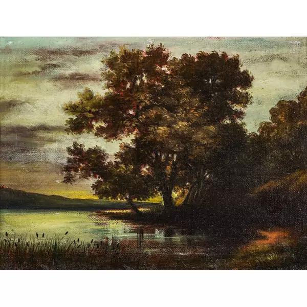Landschaft am Seeufer