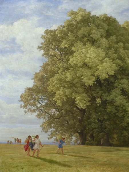 Robert Zünd — Landschaft (Kundschafter aus dem Lande Kanaan)