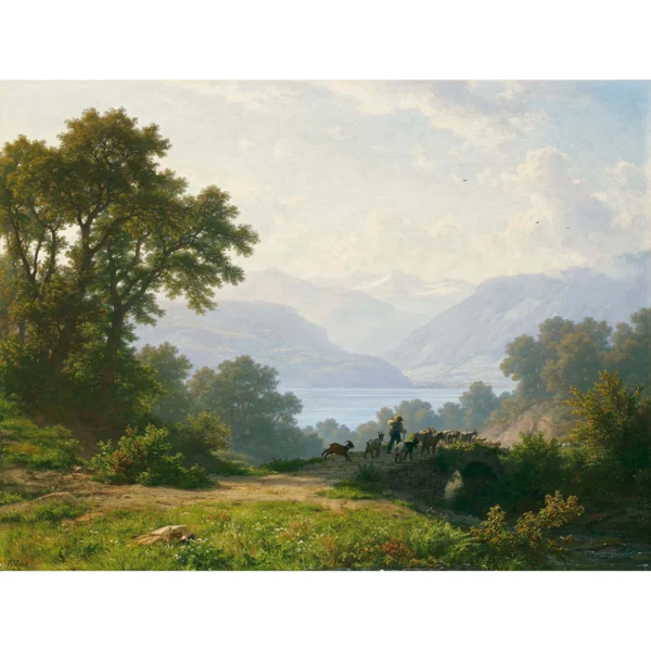 Robert Zünd — KASTANIENBAUM (IN DEN BREITEN) CHESTNUT TREE (IN THE BREITEN)