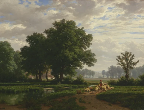 Robert Zünd — Landschaft bei Luzern