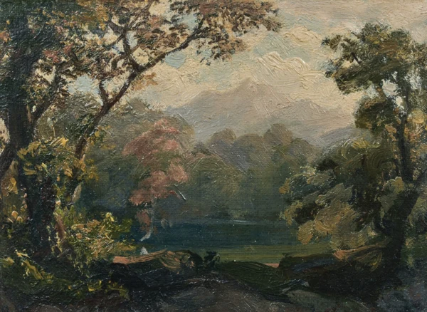 Robert Zünd — Rotsee mit Blick auf Pilatus