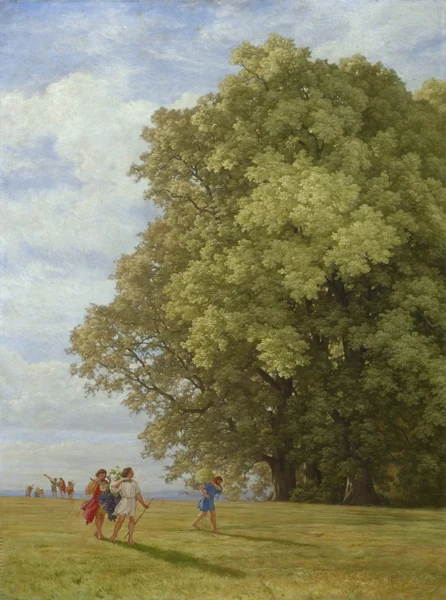 Robert Zünd — Landschaft (Kundschafter aus dem Lande Kanaan)