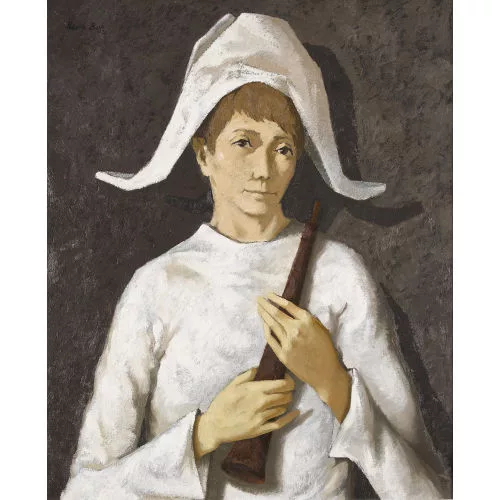 Roberto Bort — "Arlequin en blanc".