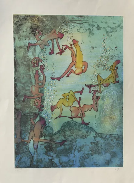 Roberto Matta — Cherche Eve, 1971