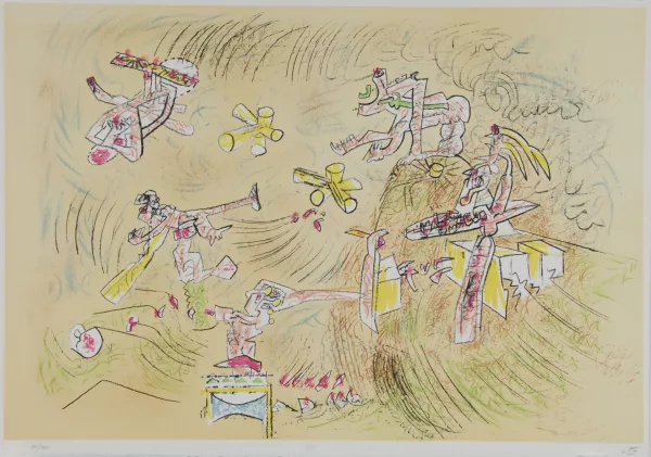 Roberto Matta — Crueaut' elle, 1979