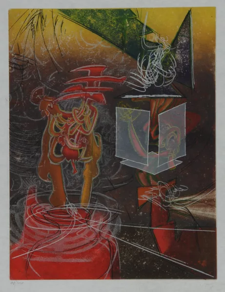 Roberto Matta — Je suis intact, aus "Une saison en enfer", 1977/1978