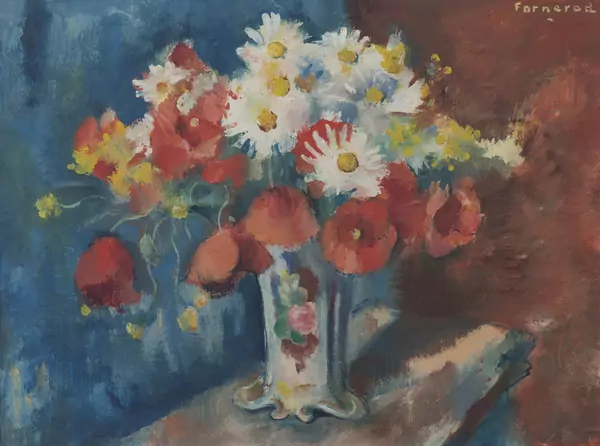 Rodolphe FORNEROD (1877-1953), "Nature morte aux fleurs", huile — DognyAuction