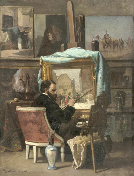 Rodolphe Piguet — L’artiste dans son atelier