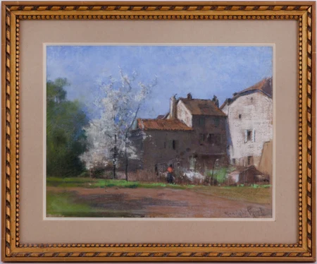 Paysage de campagne animé