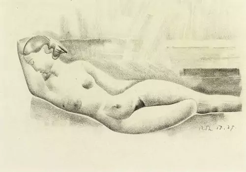 RODOLPHE THEOPHILE BOSSHARD — Liegender weiblicher Akt. 1929. — Koller Auktionen