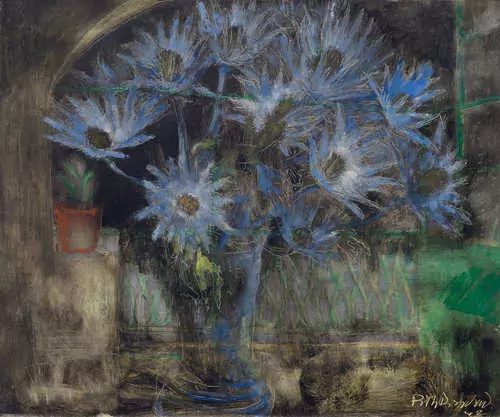 RODOLPHE THEOPHILE BOSSHARD — Vase bleu et Roses de Noël. 1942. — Koller Auktionen