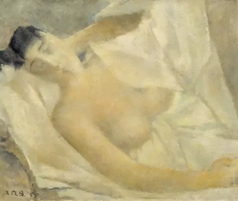 Nu endormi, 1955