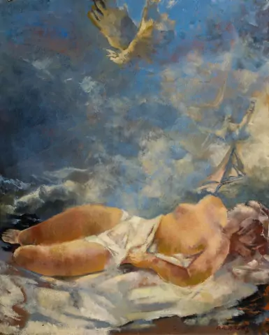 Nu couché, 1945