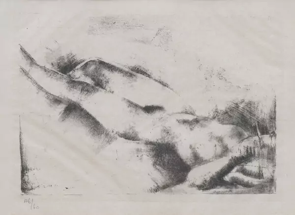 Rodolphe Théophile BOSSHARD (1889-1960), 'Nu', numéroté et annoté — DognyAuction
