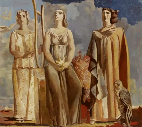 Les Muses: Euterpe, Uranie et Calliope, 1934