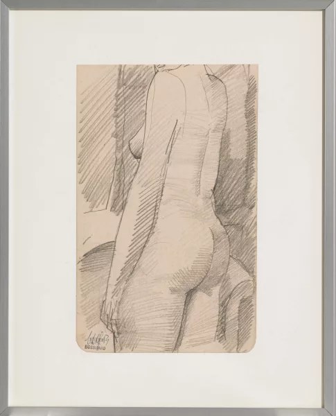 Rodolphe-Théophile Bosshard — Nu de dos