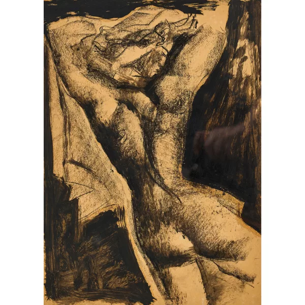 Rodolphe-Théophile Bosshard — Nu de dos.