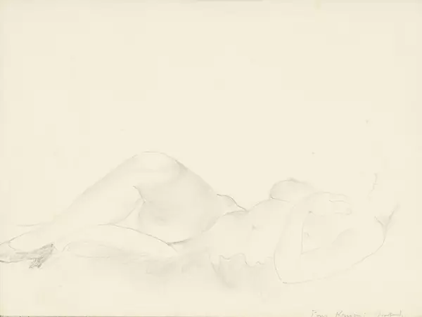 Femme nue allongée