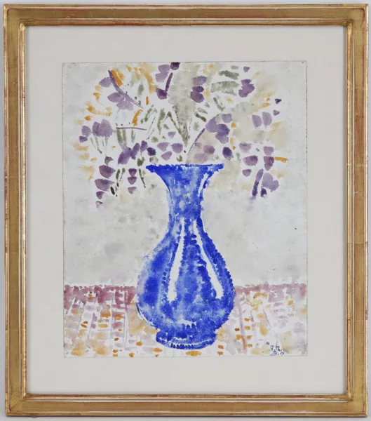 Rodolphe-Théophile Bosshard — Vase de fleurs