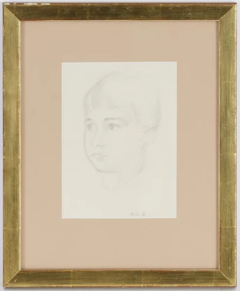 Rodolphe-Théophile Bosshard — Portrait de jeune garçon