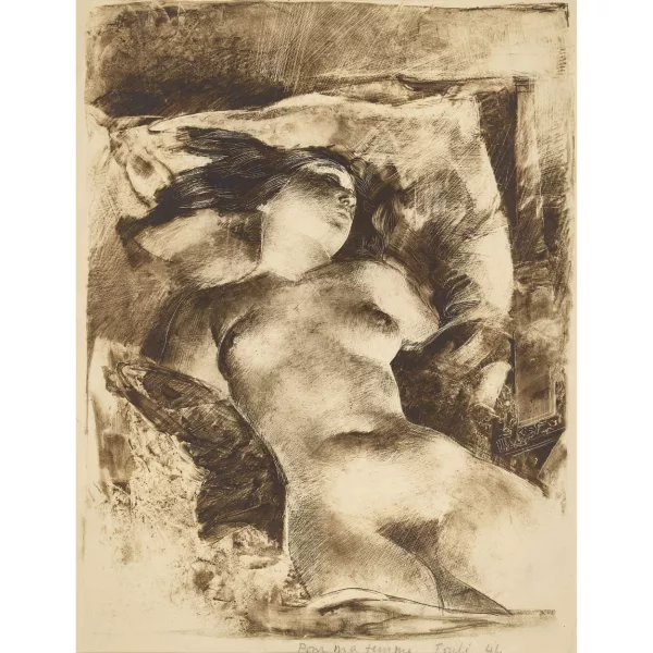 Rodolphe-Théophile Bosshard — Nue.