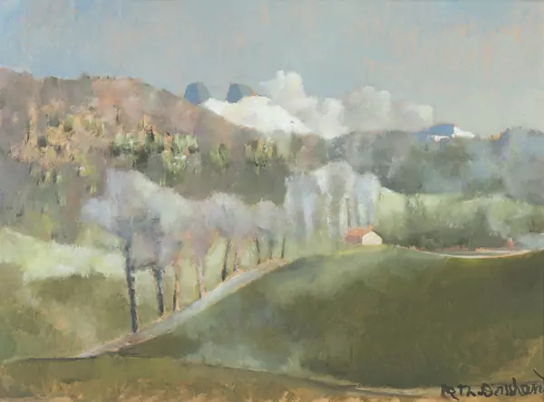 Rodolphe Théophile BOSSHARD (1889-1960), "Vue de Puidoux", Huile — DognyAuction