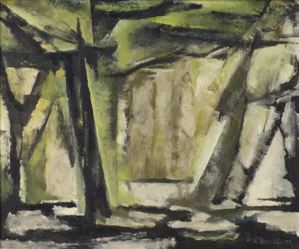 Rodolphe Théophile BOSSHARD (1889-1960), "Sous-bois", huile sur toile — DognyAuction