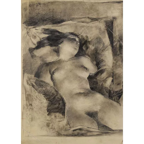 Rodolphe-Théophile Bosshard — Liegender Akt.