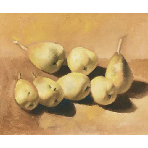 Rodolphe-Théophile Bosshard — Stillleben mit Birnen.