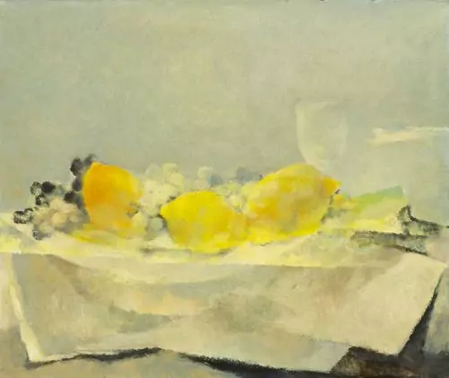 RODOLPHE THEOPHILE BOSSHARD — Früchtestillleben mit Zitronen und Trauben. 1954. — Koller Auktionen