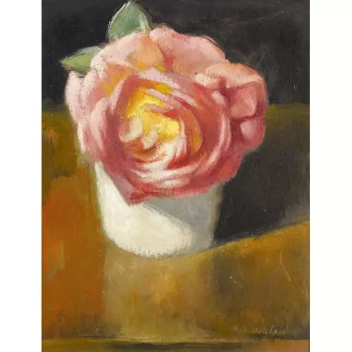 Nature morte à la rose