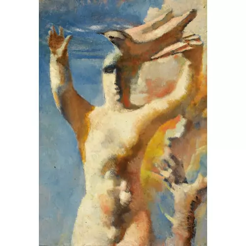 Nu avec colombe