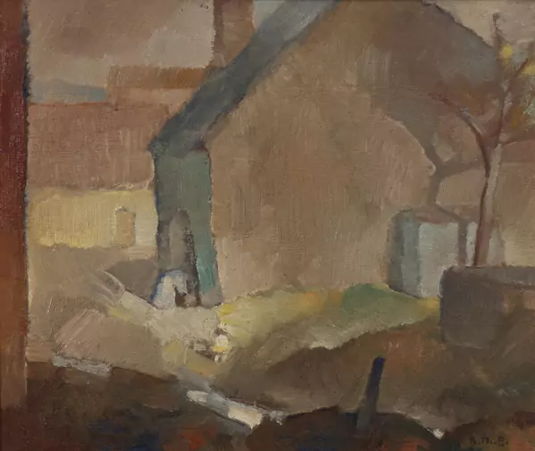 Rodolphe Théophile BOSSHARD (1889-1960), "Petite maison dans la campagne", huile — DognyAuction