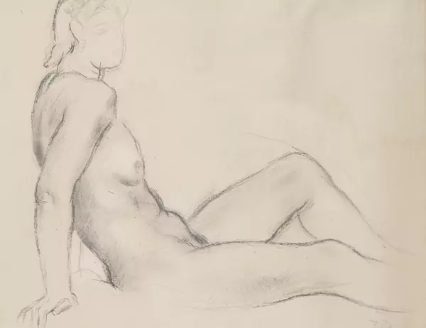 Rodolphe Théophile BOSSHARD (1889-1960),"Nu", dessin — DognyAuction