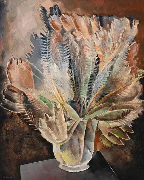 Fleurs, fougères et graminées