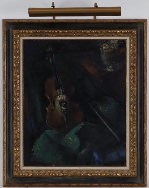 Rodolphe-Théophile Bosshard — Nature morte au violon