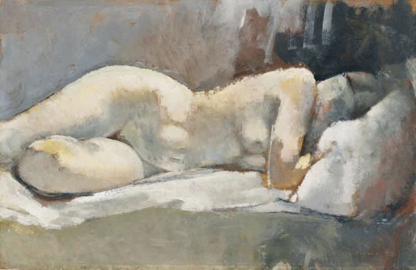 Rodolphe-Théophile Bosshard — NUE ALLONGÉERECLINING NUDE