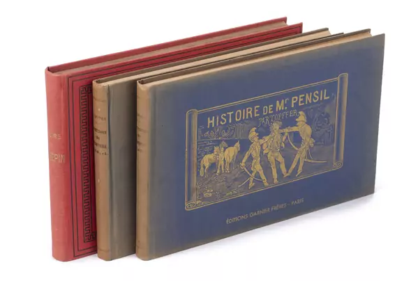 Rodolphe Topffer, deux exemplaires de "Histoire de Mr. Pensil" — DognyAuction