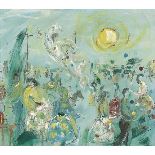 Roger Bohnenblust — Bunte Jahrmarktszene.