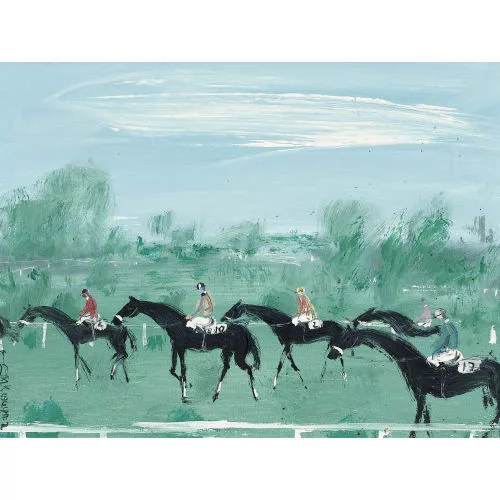 Roger Bohnenblust — Jockeys auf der Rennbahn.