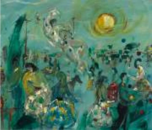 roger bohnenblust — Bunte Jahrmarktszene