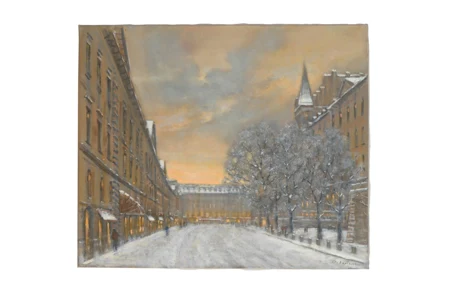 La Corraterie sous la neige
