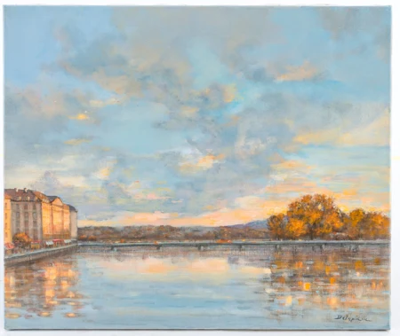 Vue sur l'île Rousseau
