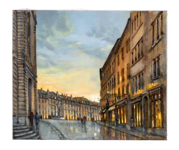 Roger Delapierre — Place du Bourg-du-Four