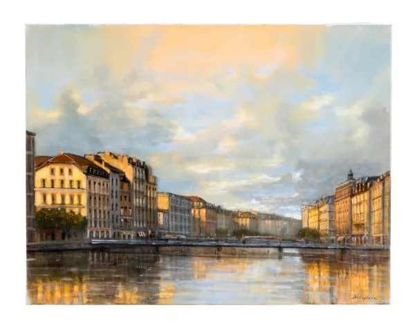 Roger Delapierre — Vue du pont de l'île