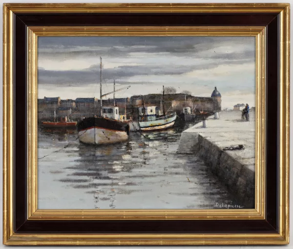 Roger Delapierre — Le port de Concarneau,