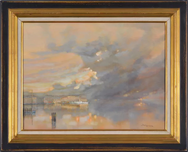 Roger Delapierre — "Ciel d'orage sur Genève"