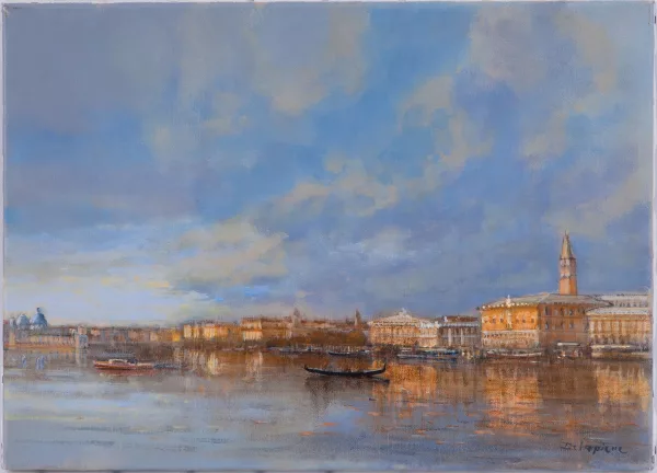 Roger Delapierre — "Soleil couchant sur Venise"